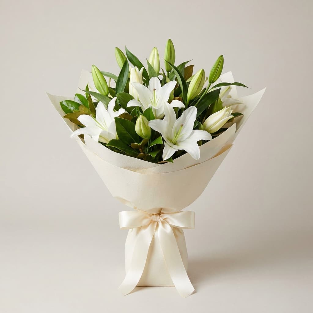 White Lily Bouquet